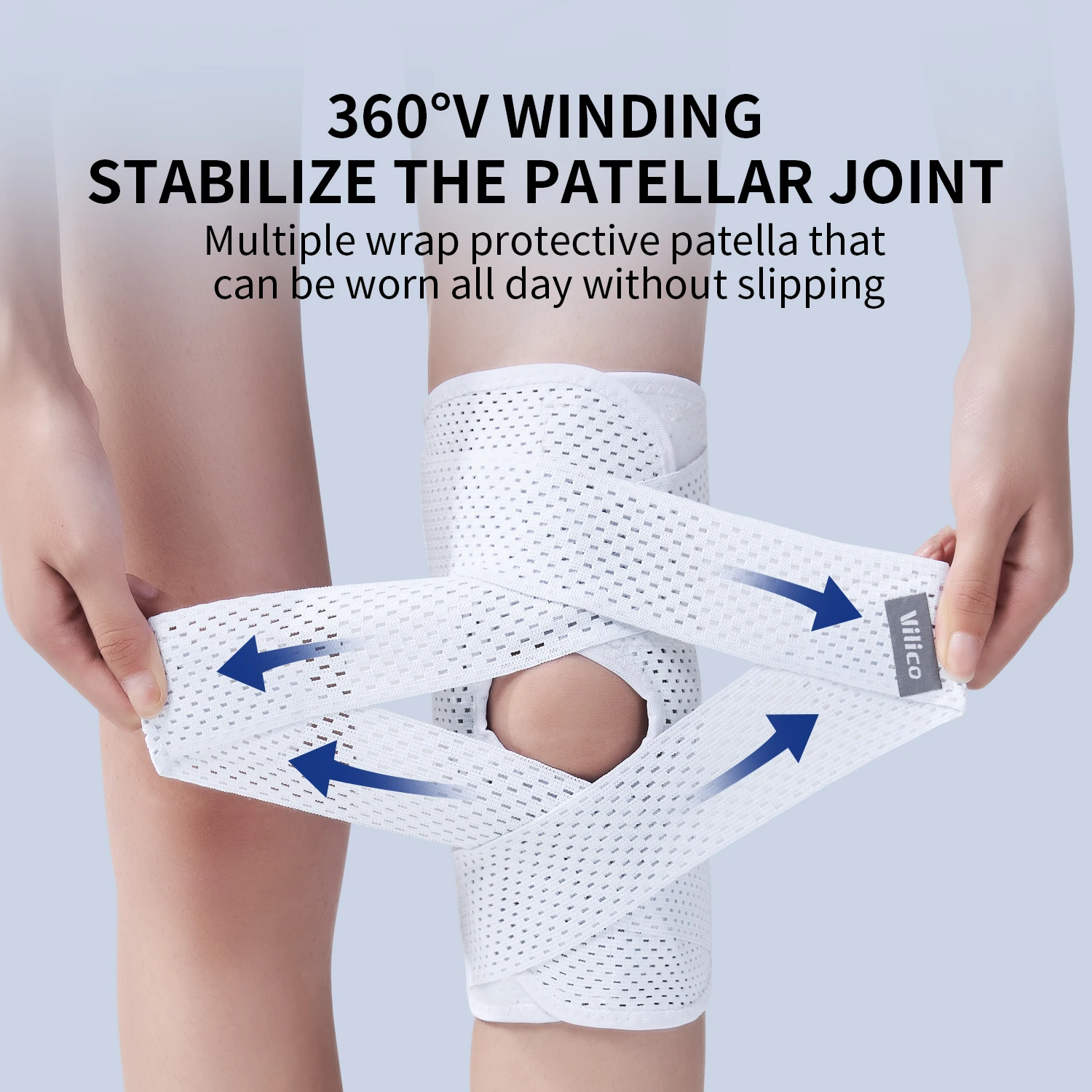 Knee Brace Badminton - Rodilleras para deportes al aire libre,