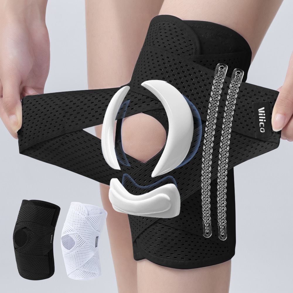 Knee Brace Badminton - Rodilleras Deportivas para Exteriores, Delgadas, para