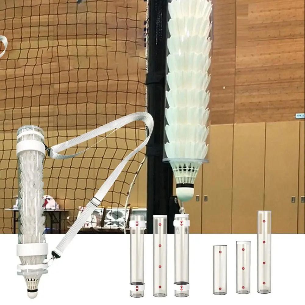 Badminton Shuttlecock - Tubo magnético, cilindro de bádminton, volantes,