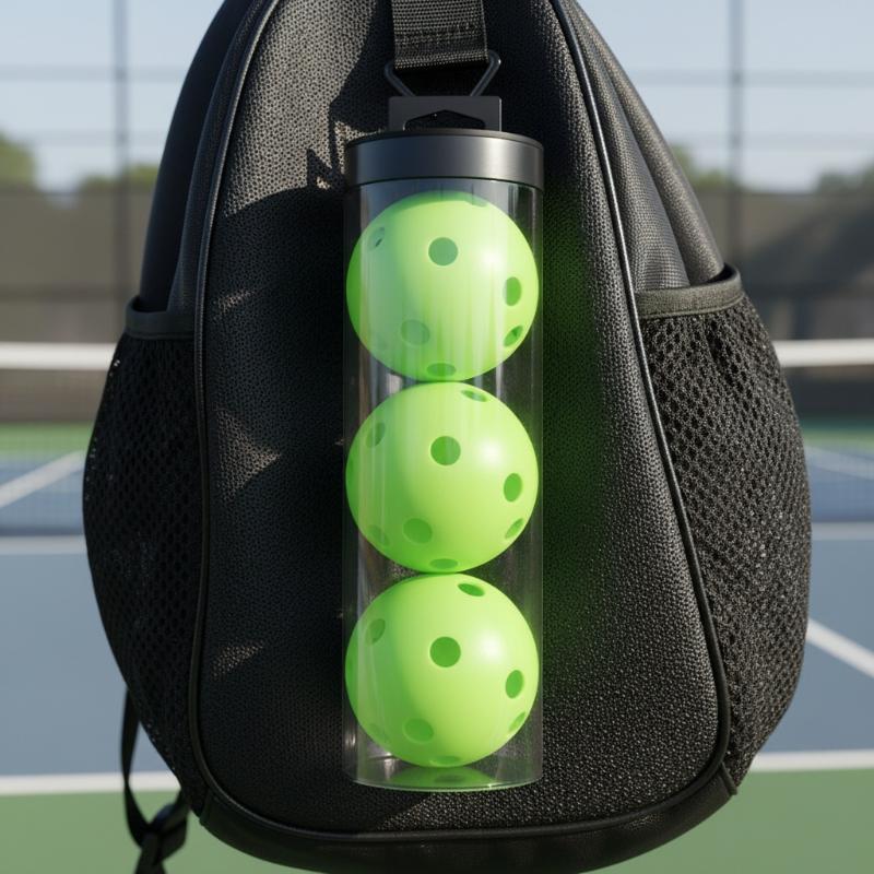 Badminton House - Caja de Almacenamiento Transparente para Pelotas