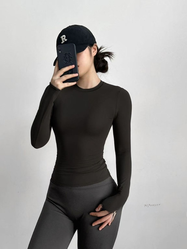 T Shirt Dry Fit - Camiseta Deportiva de Yoga de Manga
