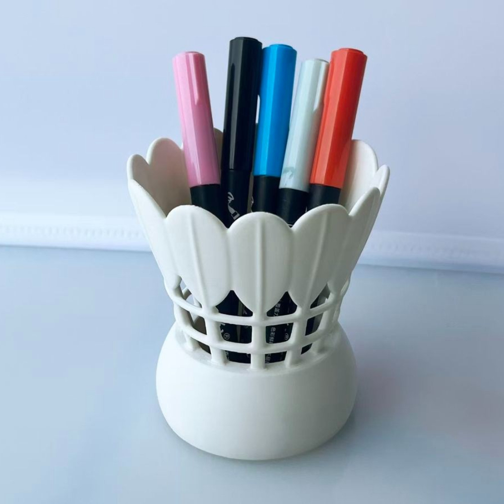 Portalápices Minimalista con F - Badminton Shuttlecock reseña y precio