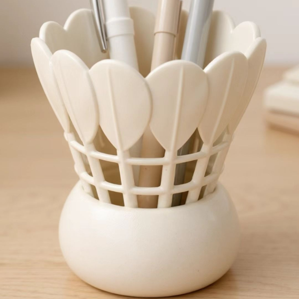 Portalápices Minimalista con F - Badminton Shuttlecock reseña y precio