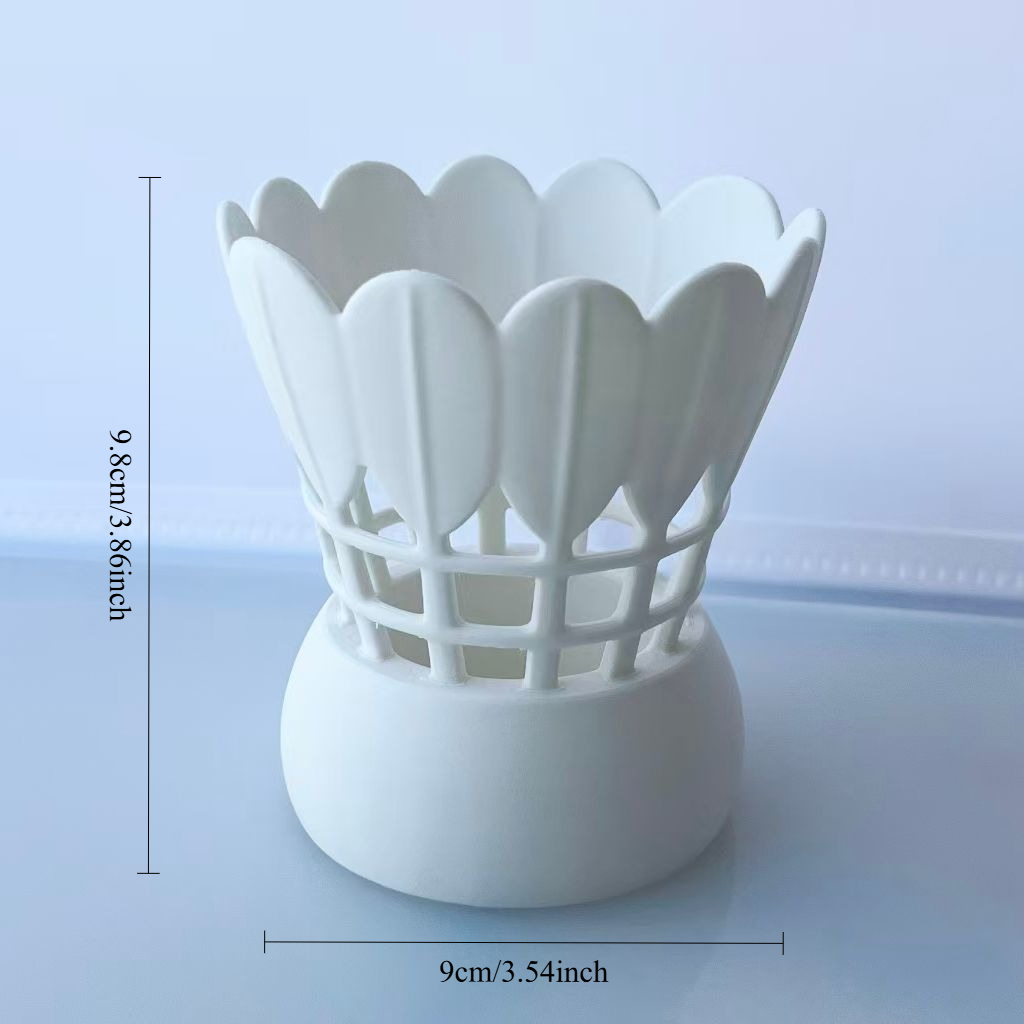 Portalápices Minimalista con F - Badminton Shuttlecock reseña y precio