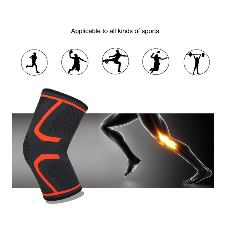 Rodilleras de nailon elástico  - Knee Brace Badminton reseña y precio