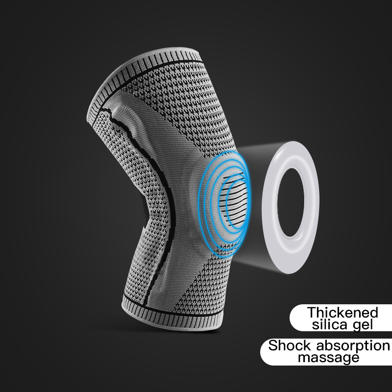   Rodillera elástica de silico - Knee Brace Badminton reseña y precio