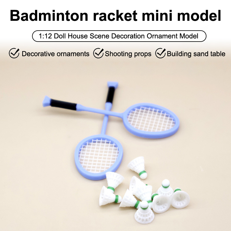 1 par 1:12 casa de muñecas raq - Badminton House reseña y precio