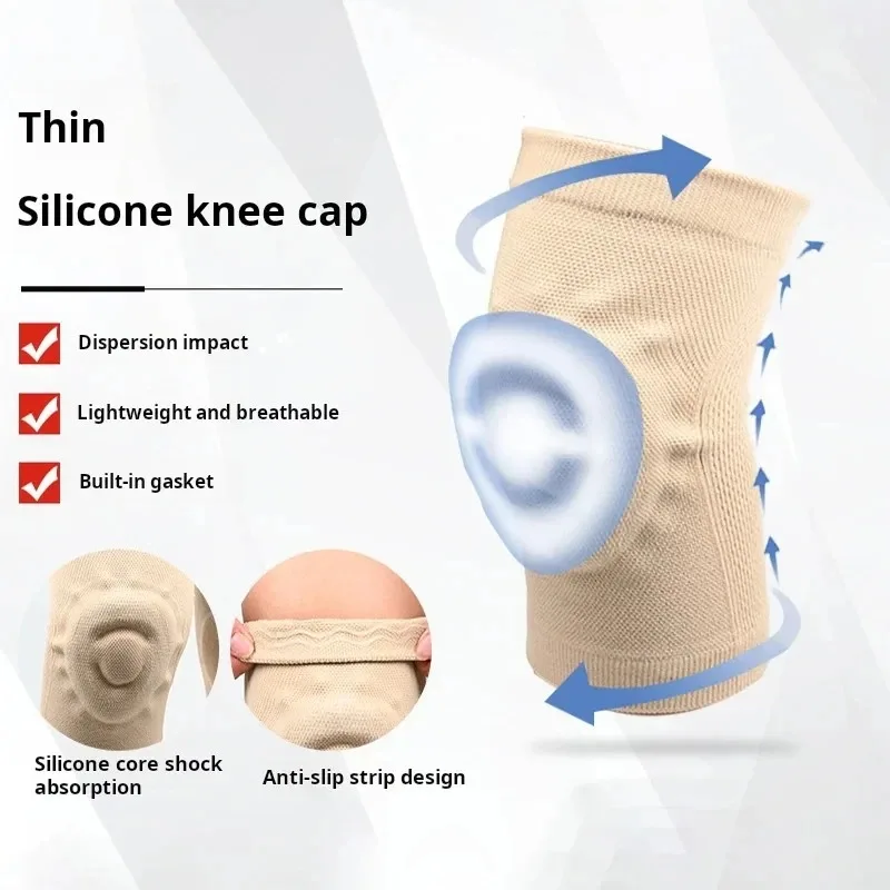 Rodilleras finas de silicona p - Knee Brace Badminton reseña y precio