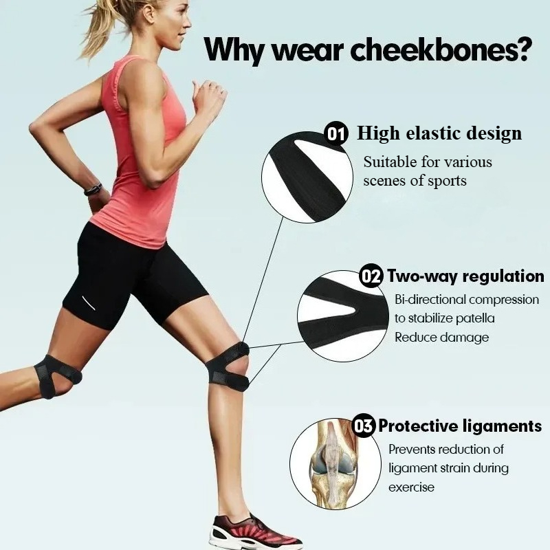 Rodillera elástica con almohad - Knee Brace Badminton reseña y precio
